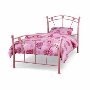 2'6" Bedstead - Pink Gloss