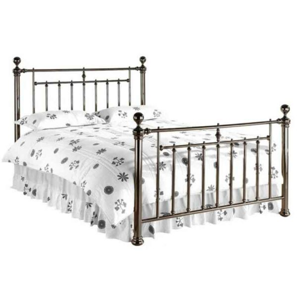 5'0" King Size Cranbrook Chrome Black Bed Frame Sussex Beds