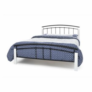 4'0" Bedstead - White & Black