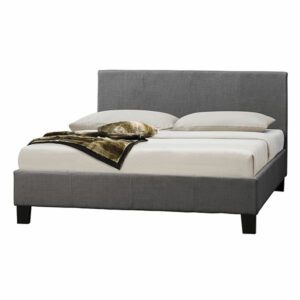 4'0" Fila Grey Fabric Bedstead