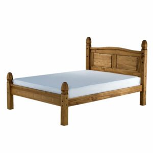 Sussex Beds - 4'0" Guestling Pine Low Foot Bedstead