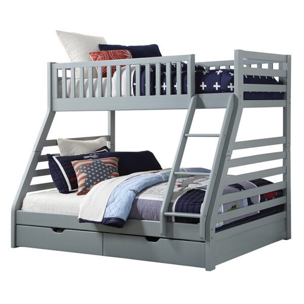 Augusta Grey 3 Sleeper Bunk Bed Sussex Beds
