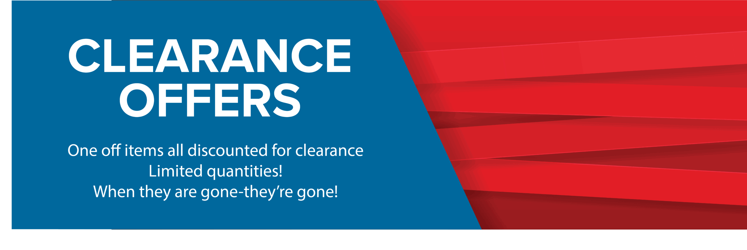 Clearance Bed Frames Banner