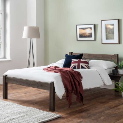 Double Richlea Plus Grey Bed Frame