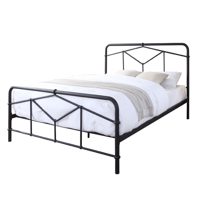 4’6″ Double Smeeth Black Bed Frame Sussex Beds