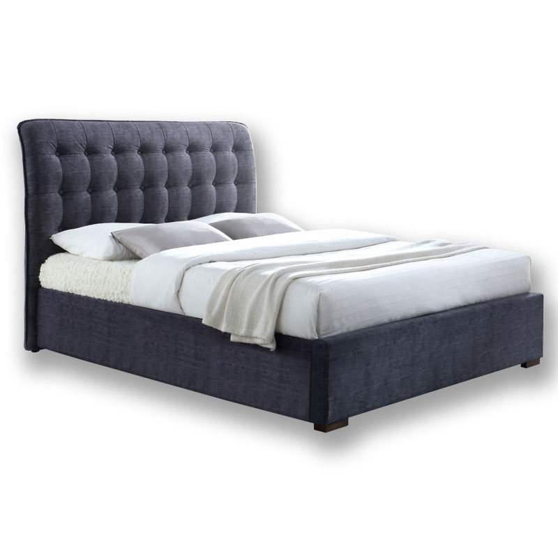 5'0" King Size Stowting Dark Grey Bed Frame Sussex Beds