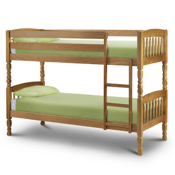 Single Alexandria Pine Bunk Bed Sussex Beds