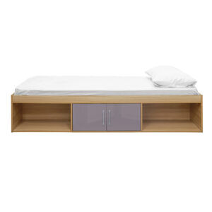 Sussex Beds - 3'0" Single Bedworth Oak/Taupe Grey Cabin Bed