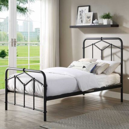 Single Smeeth Bed Frame in Black - Ex Display