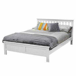 Sussex Beds - 4'6" Double Harewood White Bed Frame