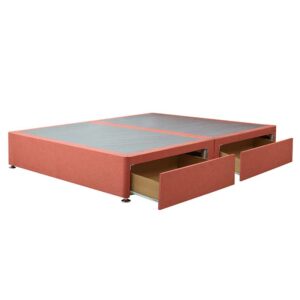 Sussex Beds - 4'0" Small Double Paris Platform Top 2 Drawer Base (Same-Side)