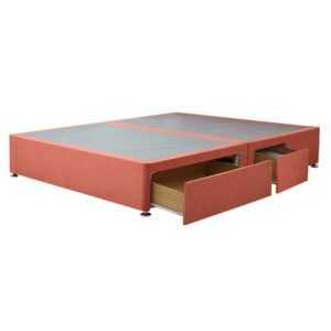 Sussex Beds - 4'0" Small Double Paris Platform Top 2+2 Drawer Base