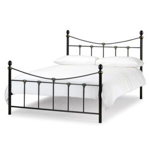 Sussex Beds - 3'0" Single Sandgate Black/Gold Bed Frame