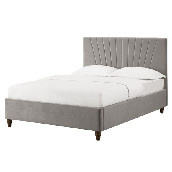 4'6" Double Fostall Silver Bed Frame Sussex Beds