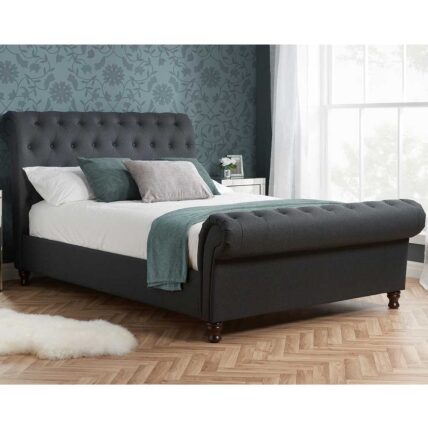 Double Hambrook Bed Frame in Charcoal - Ex Display