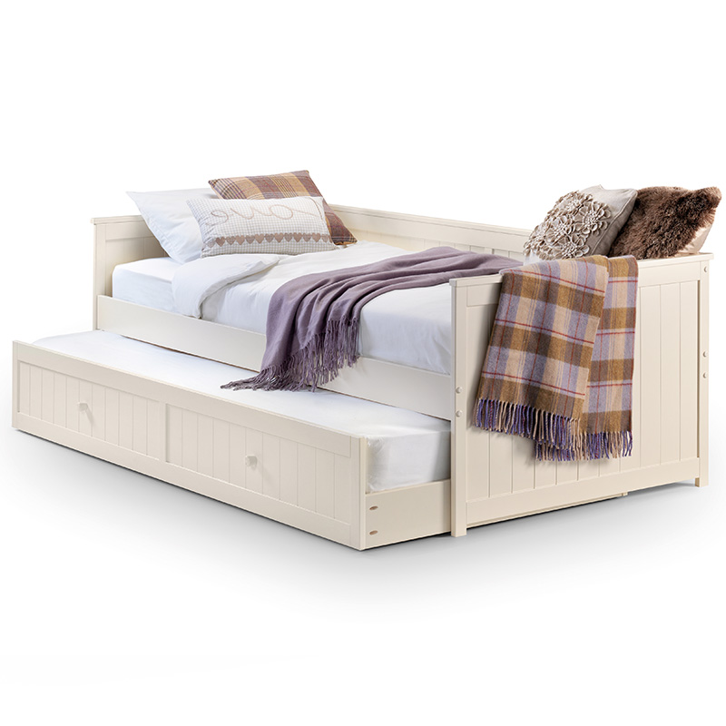 3'0" Single Linsted Cream Day Bed + Under Bed Sussex Beds