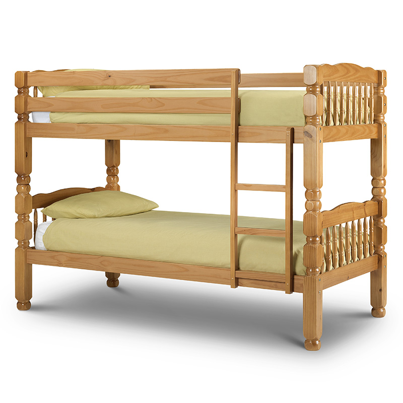 Single Madison Pine Bunk Bed Sussex Beds