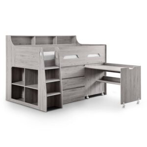 Sussex Beds - Manhattan Grey Oak Mid Sleeper