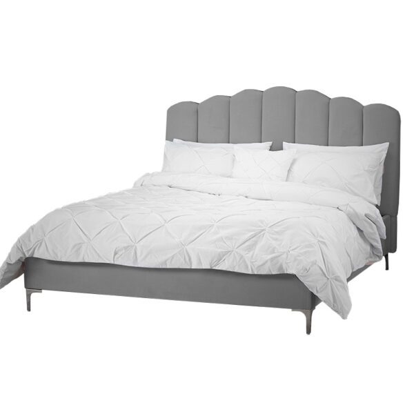 4'6" Double Monkton Silver Bed Frame Sussex Beds