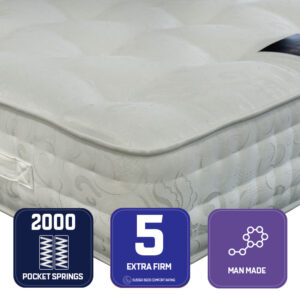 Sussex Beds - 2'6" Small Single Morion 2000 Mattress