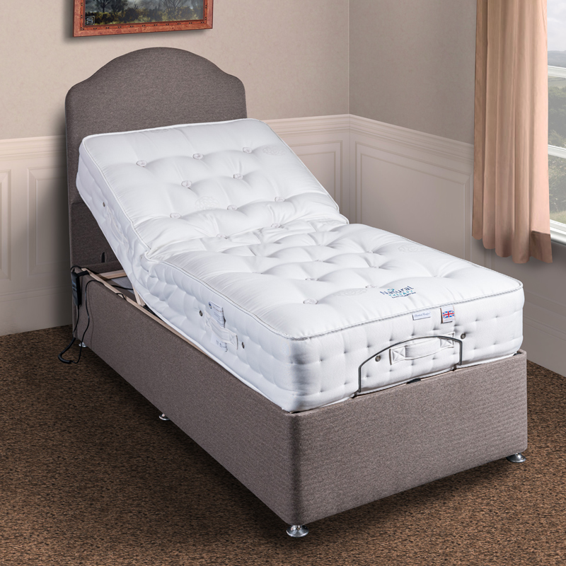 4'6" x 6'6" Double Natural Therapy Adjustable Bed Sussex Beds