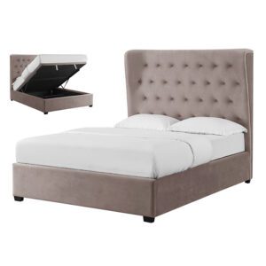 Sussex Beds - 4'6" Double Rushenden Cappuccino Ottoman Bed Frame