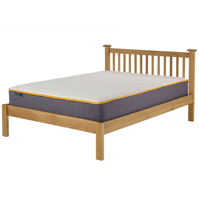 5'0" King Sidlow Oak Bed Frame Sussex Beds