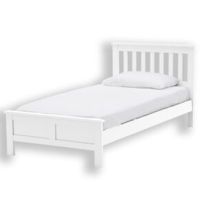 Sussex Beds - 3'0" Single Harewood White Bed Frame