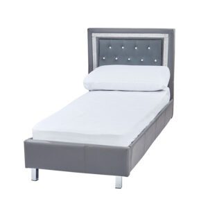 Sussex Beds - 3'0" Single Hinxhill Grey Bed Frame