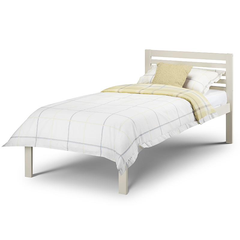 3'0" Single Mersham White Bed Frame Sussex Beds