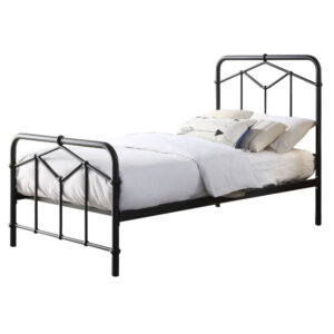 Sussex Beds - 3'0" Single Smeeth Black Bed Frame