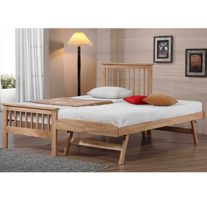 Sussex Beds - 3'0" Single Thurnham Oak Guest Bed