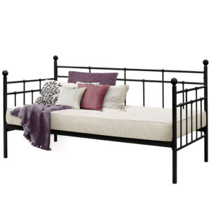 Sussex Beds - 3'0" Single Torino Black Day Bed