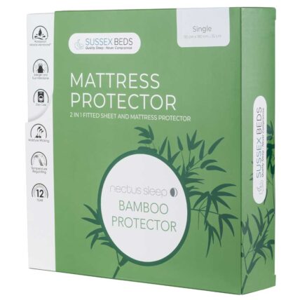 Nectus Sleep Bamboo Mattress Protector - Double