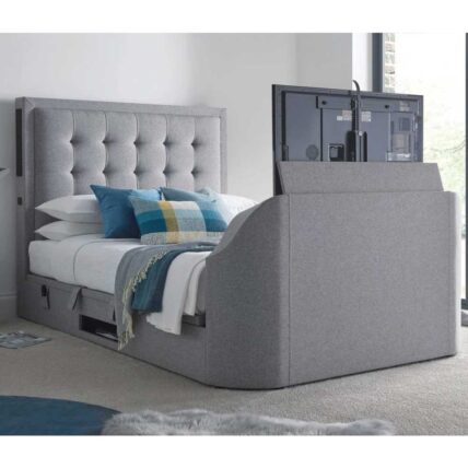 Reawaken Side Ottoman TV Bed - Super King