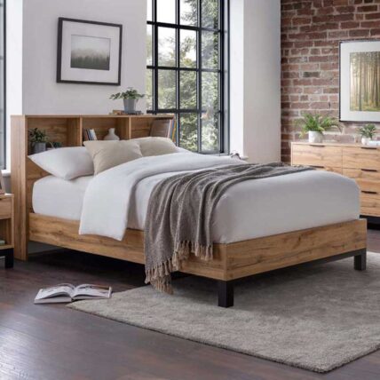 Daleville Bookcase Bed Frame - Double