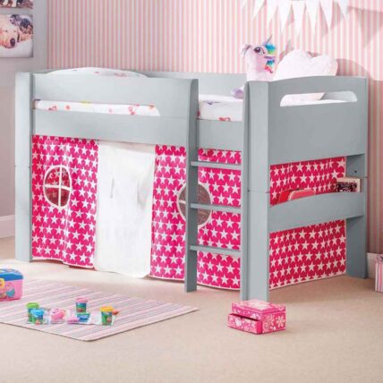 Utah Mid Sleeper Bed With Tent