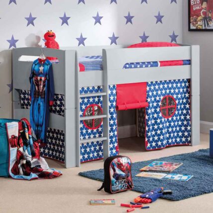 Utah Mid Sleeper Bed With Tent