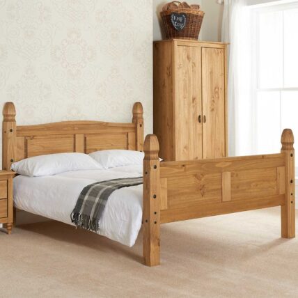 Guestling High Foot End Bed Frame - Double