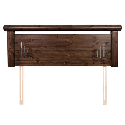 Double Staplecross Headboard Stained - New - (bsssne221)