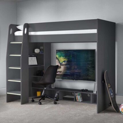 Luis Gaming Bed With Desk